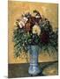 Bouquet of Flowers in a Vase-Paul Cézanne-Mounted Art Print