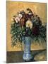 Bouquet of Flowers in a Vase-Paul Cézanne-Mounted Art Print