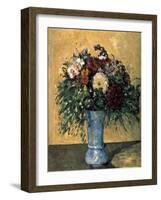 Bouquet of Flowers in a Vase-Paul Cézanne-Framed Art Print