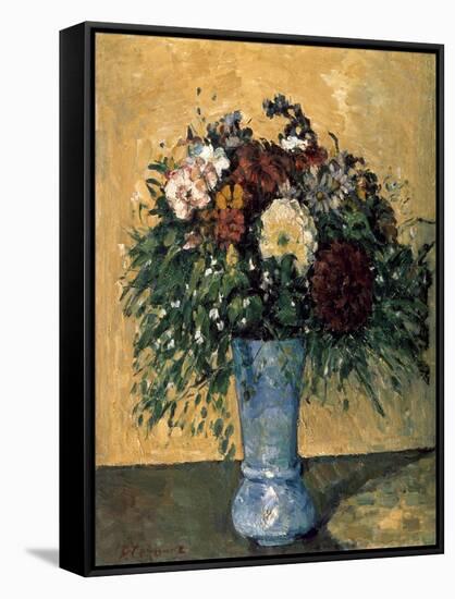Bouquet of Flowers in a Vase-Paul Cézanne-Framed Stretched Canvas