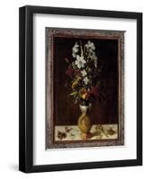 Bouquet of Flowers in a Vase-Ludger Tom Ring-Framed Giclee Print