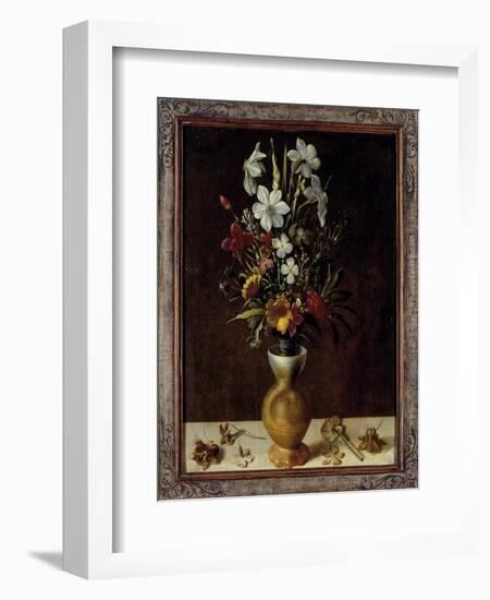 Bouquet of Flowers in a Vase-Ludger Tom Ring-Framed Giclee Print