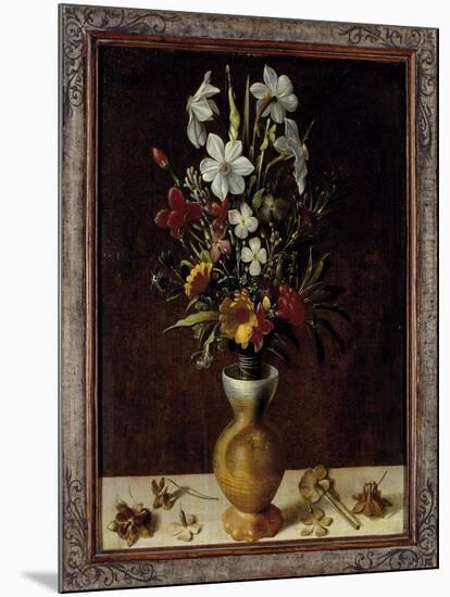 Bouquet of Flowers in a Vase-Ludger Tom Ring-Mounted Giclee Print
