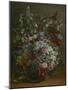 Bouquet of Flowers in a Vase-Gustave Courbet-Mounted Giclee Print