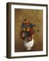 Bouquet of Flowers in a White Vase-Odilon Redon-Framed Giclee Print