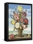 Bouquet of Flowers on a Ledge, 1619-Ambrosius The Elder Bosschaert-Framed Stretched Canvas
