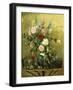 Bouquet of Flowers with a Rustic Wooden Jardiniere-Camille Pissarro-Framed Giclee Print