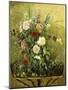 Bouquet of Flowers with a Rustic Wooden Jardiniere-Camille Pissarro-Mounted Giclee Print