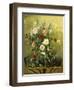 Bouquet of Flowers with a Rustic Wooden Jardiniere-Camille Pissarro-Framed Giclee Print