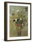 Bouquet of Flowers with Butterflies-Odilon Redon-Framed Giclee Print