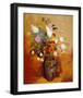 Bouquet of Flowers-Odilon Redon-Framed Art Print