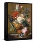 Bouquet of Flowers-Jan van Huysum-Framed Stretched Canvas