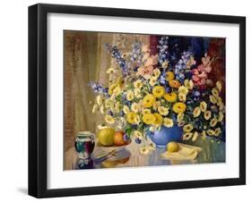 Bouquet of Flowers-Nell Walker Warner-Framed Art Print