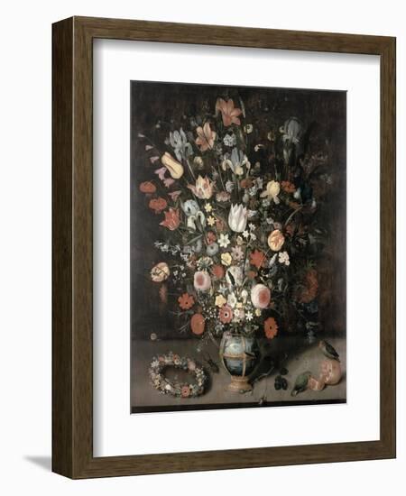 Bouquet of Flowers-Peter Binoit-Framed Premium Giclee Print