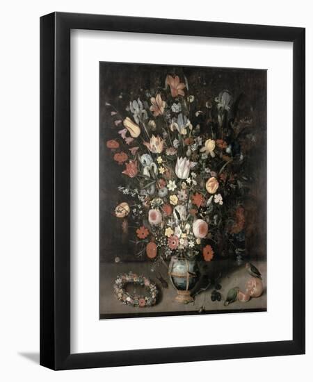 Bouquet of Flowers-Peter Binoit-Framed Premium Giclee Print