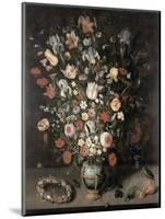 Bouquet of Flowers-Peter Binoit-Mounted Premium Giclee Print
