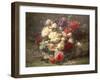 Bouquet of Pink Roses and Scented Stocks-Jean Baptiste Claude Robie-Framed Giclee Print