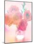 Bouquet of Pink Roses in a Vase-satel-Mounted Photographic Print