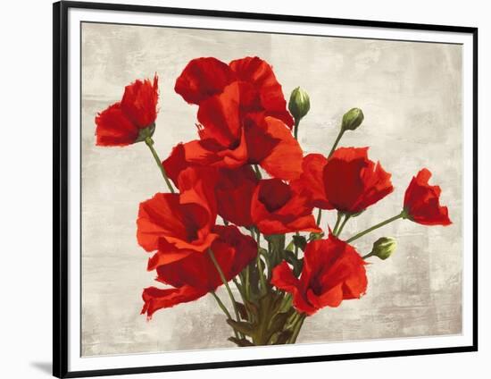 Bouquet of Poppies-Jenny Thomlinson-Framed Art Print