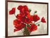 Bouquet of Poppies-Jenny Thomlinson-Framed Art Print