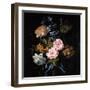 Bouquet of Poppy Anemones, Roses, Double Campernelle, Hyacinth, Tulip and Auricula-Jean-Baptiste Monnoyer-Framed Giclee Print