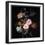 Bouquet of Poppy Anemones, Roses, Double Campernelle, Hyacinth, Tulip and Auricula-Jean-Baptiste Monnoyer-Framed Giclee Print