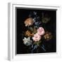 Bouquet of Poppy Anemones, Roses, Double Campernelle, Hyacinth, Tulip and Auricula-Jean-Baptiste Monnoyer-Framed Giclee Print