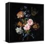 Bouquet of Poppy Anemones, Roses, Double Campernelle, Hyacinth, Tulip and Auricula-Jean-Baptiste Monnoyer-Framed Stretched Canvas