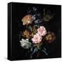 Bouquet of Poppy Anemones, Roses, Double Campernelle, Hyacinth, Tulip and Auricula-Jean-Baptiste Monnoyer-Framed Stretched Canvas