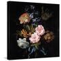 Bouquet of Poppy Anemones, Roses, Double Campernelle, Hyacinth, Tulip and Auricula-Jean-Baptiste Monnoyer-Stretched Canvas