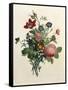 Bouquet of Rose and Lily of the Valley-Jean Louis Prevost-Framed Stretched Canvas