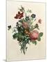 Bouquet of Rose and Lily of the Valley-Jean Louis Prevost-Mounted Giclee Print