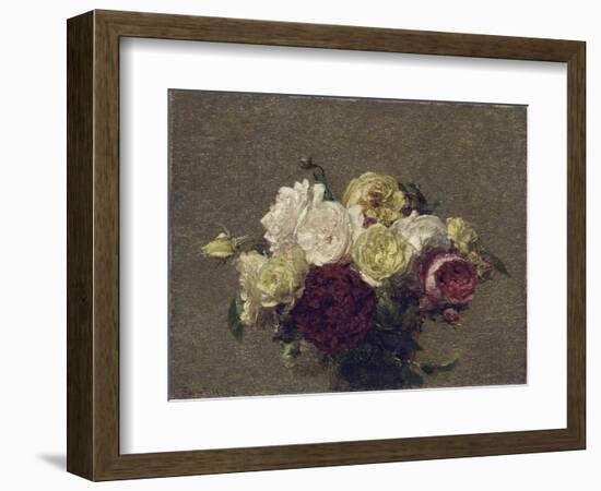 Bouquet of Roses, 1879-Henri Fantin-Latour-Framed Giclee Print
