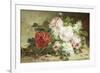 Bouquet of Roses and Lilac-Dominique-Hubert Rozier-Framed Giclee Print