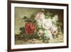 Bouquet of Roses and Lilac-Dominique-Hubert Rozier-Framed Giclee Print