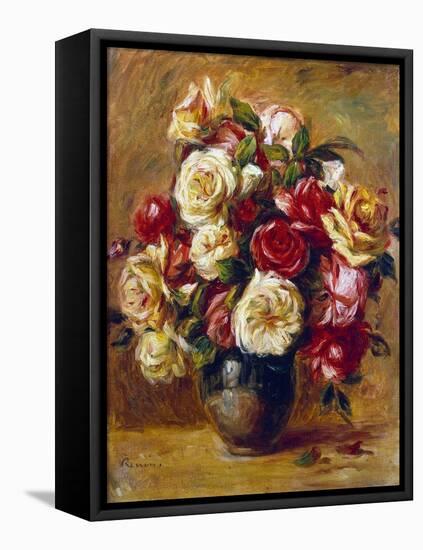 Bouquet of Roses, C1909-Pierre-Auguste Renoir-Framed Stretched Canvas