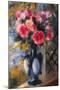 Bouquet of Roses in Blue Vase 1892-Pierre-Auguste Renoir-Mounted Giclee Print