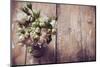Bouquet of Roses in Metal Pot-manera-Mounted Photographic Print