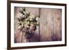 Bouquet of Roses in Metal Pot-manera-Framed Photographic Print