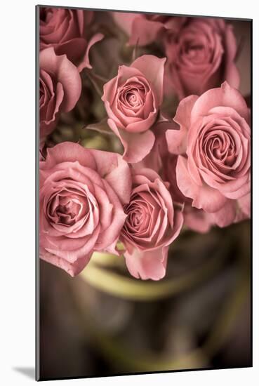 Bouquet of Roses with Green Tape Vertical-Denis Karpenkov-Mounted Photographic Print