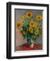 Bouquet of Sunflowers, 1881-Claude Monet-Framed Premium Giclee Print