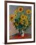 Bouquet of Sunflowers, 1881-Claude Monet-Framed Giclee Print