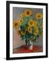 Bouquet of Sunflowers, 1881-Claude Monet-Framed Giclee Print