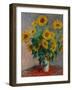 Bouquet of Sunflowers, 1881-Claude Monet-Framed Giclee Print