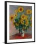 Bouquet of Sunflowers, 1881-Claude Monet-Framed Giclee Print