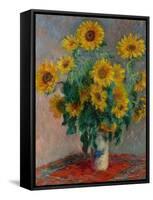 Bouquet of Sunflowers, 1881-Claude Monet-Framed Stretched Canvas