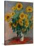 Bouquet of Sunflowers, 1881-Claude Monet-Stretched Canvas