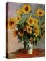 Bouquet of Sunflowers-null-Stretched Canvas