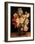 Bouquet of Tulips Painting by Jan Bruegel (Or Breugel or Brueghel or Breughel) the Former known as-Jan the Elder Brueghel-Framed Giclee Print