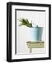 Bouquet of White Tulips in Bucket-null-Framed Photographic Print